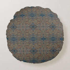 Cojín Redondo Textura #37 de obra Amanecer