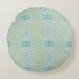 Cojín Redondo Textura #40 de obra Amanecer