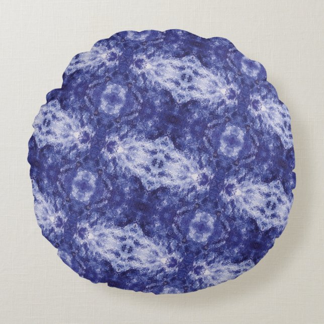 Cojín Redondo Textura #4 de la obra Cerezas (Anverso)