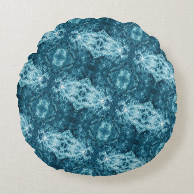 Cojín Redondo Textura #8 de la obra Cerezas (Anverso)