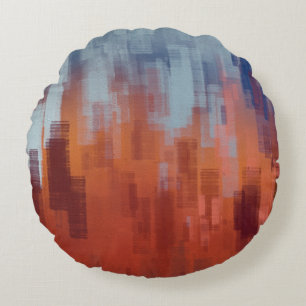 Cojín Redondo Textura de fondo abstracta. 2.º ilustracion. Expr