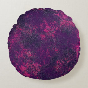 Cojín Redondo Textura violeta morada oscura textura mármol ante 
