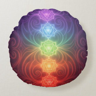 Cojín Redondo The 7 Chakras´9