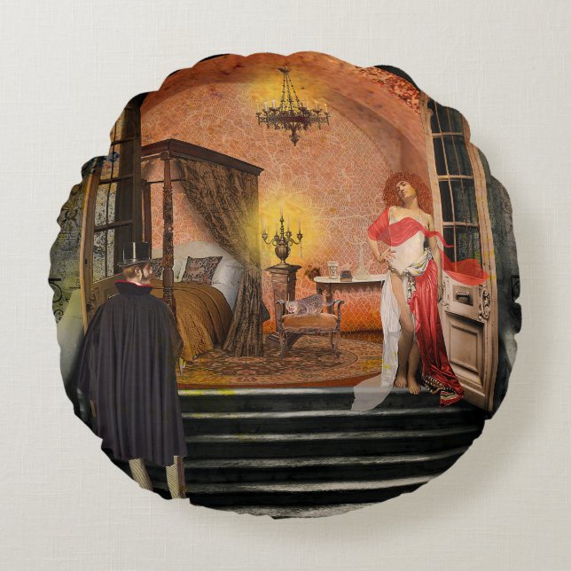 Cojín Redondo The Anxiety (Anverso)