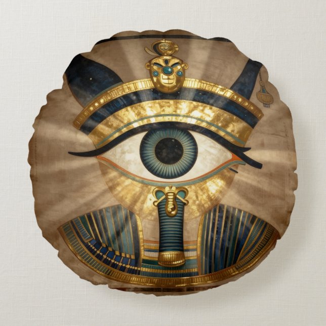 Cojín Redondo The Egyptian Eye´9 (Anverso)