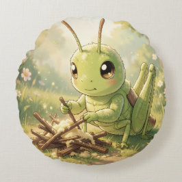 Cojín Redondo The Grasshopper and the Nectar Artwork