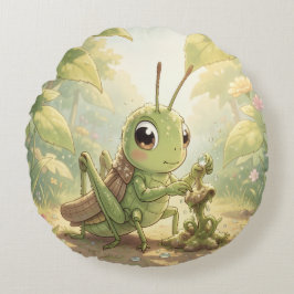 Cojín Redondo The Grasshopper and the Nectar Artwork.8