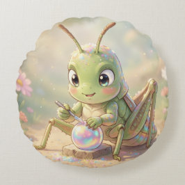 Cojín Redondo The Grasshopper and the Nectar Artwork.8