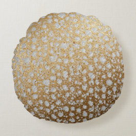 Cojín Redondo The Luxury of Gold Pattern, Modern, Trendy,Elegant