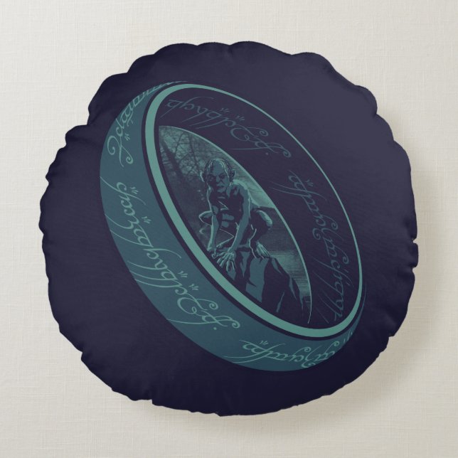 Cojín Redondo THE ONE RING™ GOLLUM™ Graphic (Anverso)