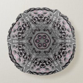 Cojín Redondo The Silver Fractal Garden