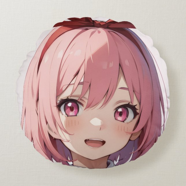 Cojín Redondo Throw Pillow (Anverso)