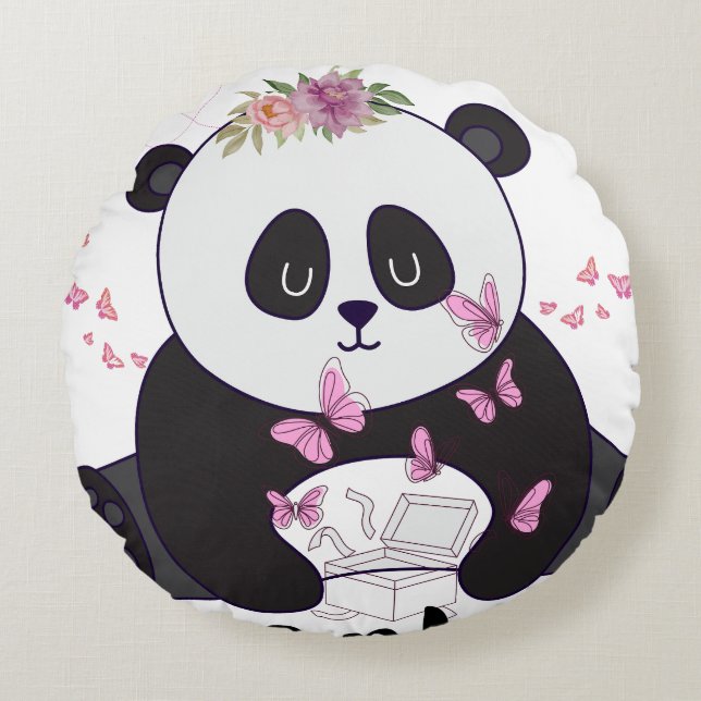 Cojín Redondo Throw Pillow (Anverso)