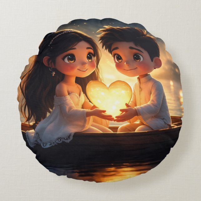 Cojín Redondo Throw Pillow (Anverso)