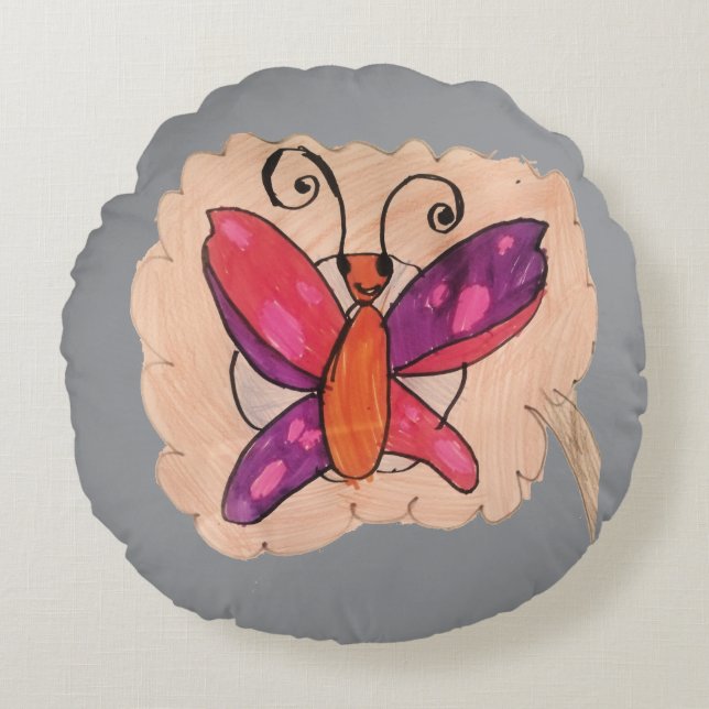 Cojín Redondo Throw Pilow (Anverso)