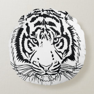 Cojín Redondo tigre