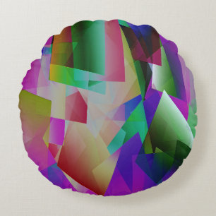 Cojín Redondo Timez psicodélico.........