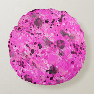 Cojín Redondo Tinta rosa