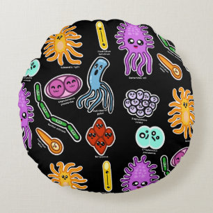 Cojín Redondo Tipos de bacterias