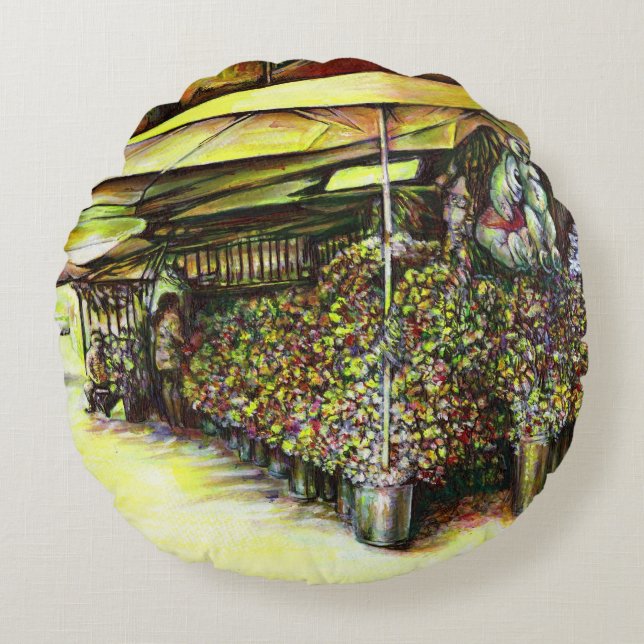 Cojín Redondo Tomada de la posesión de los poderes (Anverso)