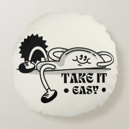 Cojín Redondo tómelo fácil para las bolsas de tote