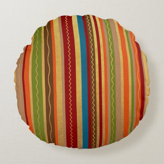 Cojín Redondo Tones de tierra (Anverso)