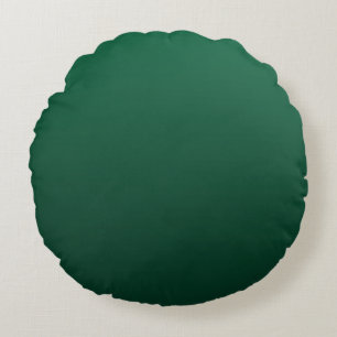 Cojín Redondo Tonos Verde Esmeralda