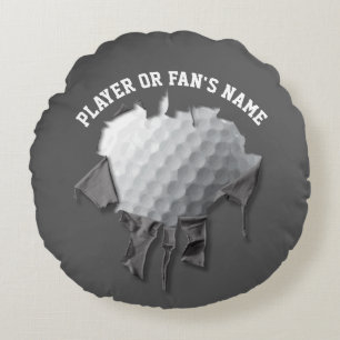 Cojín Redondo Torn Golf Ball Round Pillow