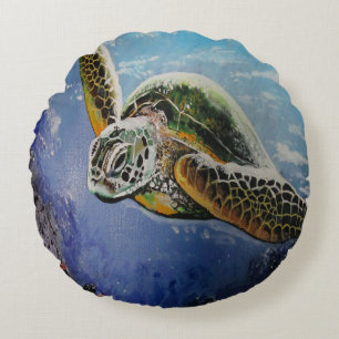 Cojín Redondo Tortuga marina