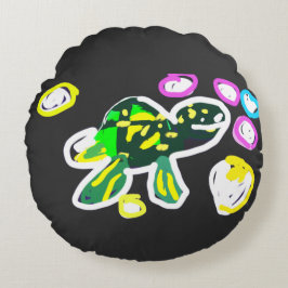 Cojín Redondo Tortuga marina jugar