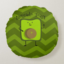 Cojín Redondo Tosta de aguacate