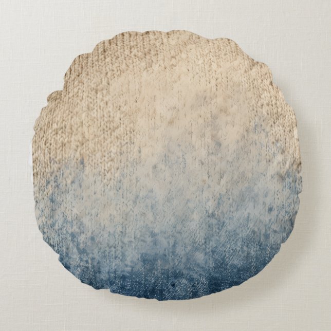 Cojín Redondo Transición texturizada (Anverso)