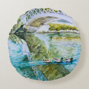 Cojín Redondo Travesía del canal