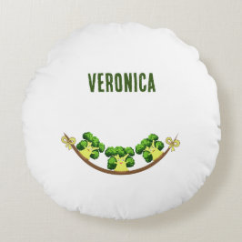 Cojín Redondo Tres brócolos