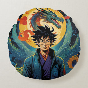 Cojín Redondo Tributo a Akira Toriyama