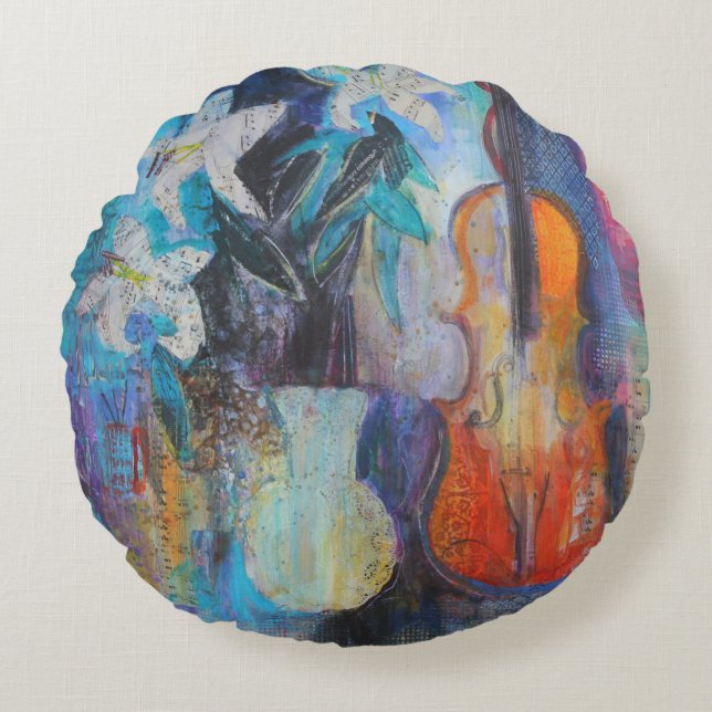 Cojín Redondo Trío 2014 (Anverso)