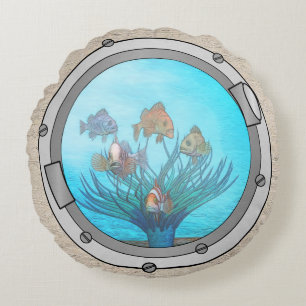 Cojín Redondo Triplet Portholes