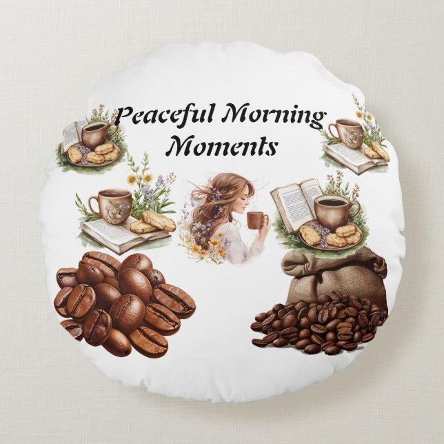 Cojín Redondo Triptych (Anverso)