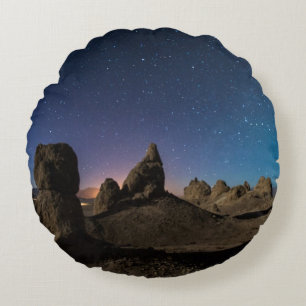 Cojín Redondo Trona y la vía láctea