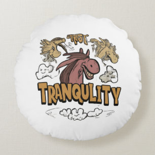 Cojín Redondo Trot to Tranquility Mostrar borradores