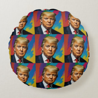 Cojín Redondo Trump el color