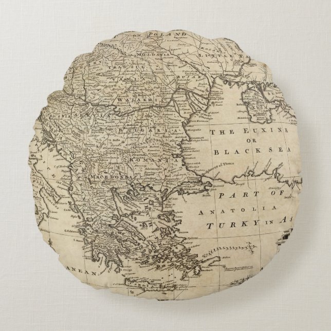 Cojín Redondo Turquía 2 (Anverso)