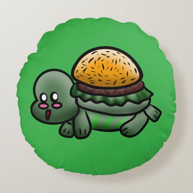 Cojín Redondo Turtle 1 (Anverso)