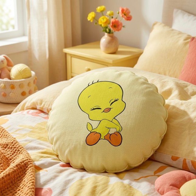 Cojín Redondo Tweety (Subido por el creador)
