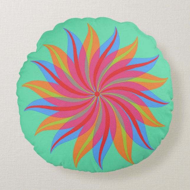 Cojín Redondo Twirls (Anverso)