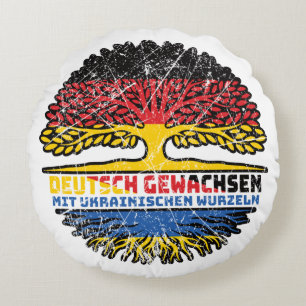 Cojín Redondo Ucrania Ucrania Ucrania Deutsch Deutschland Baum W