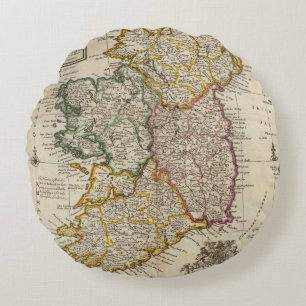 Cojín Redondo Un compañero del bolsillo de Irlanda