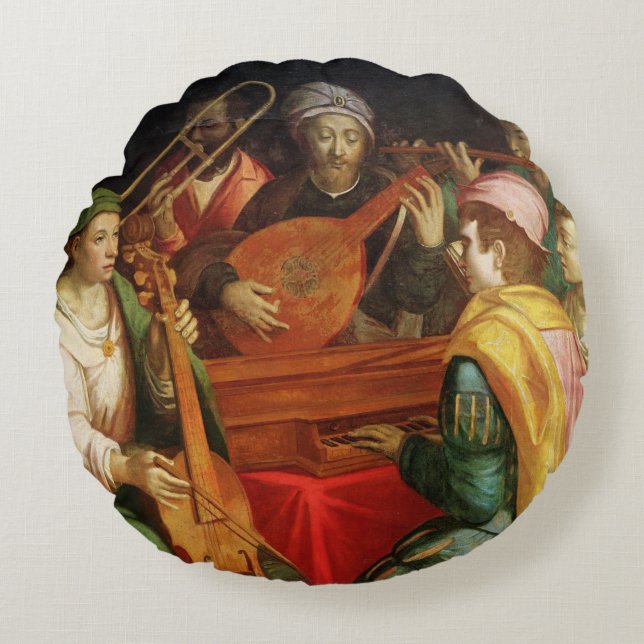 Cojín Redondo Un concierto (Anverso)