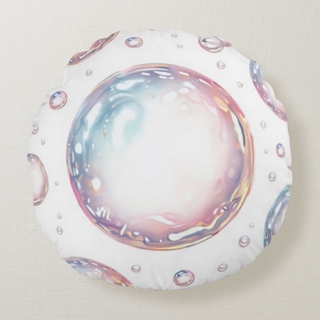 Cojín Redondo Un regalo lleno de sinceridad, Pillow (Anverso)