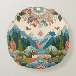 Cojín Redondo Un regalo lleno de sinceridad, Pillow